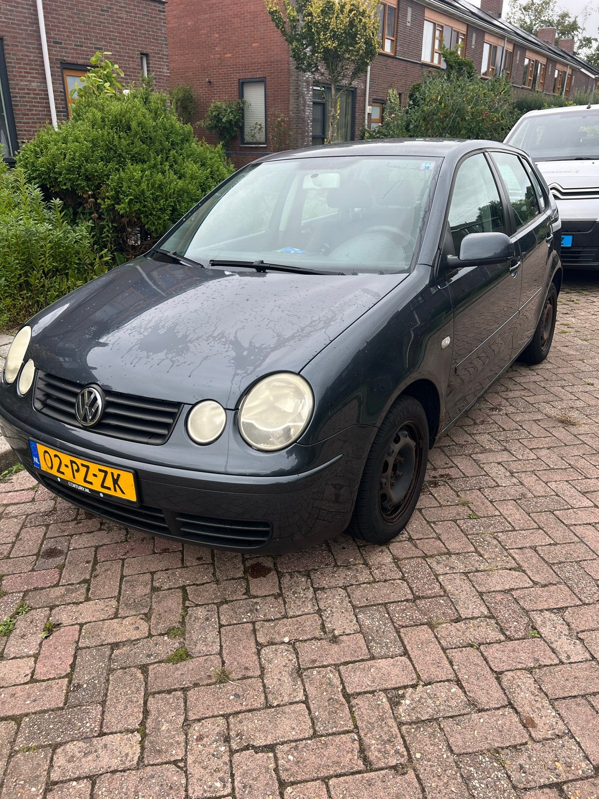 Volkswagen Polo 1.4 55KW 2005 grijs, Auto's, Voorwielaandrijving, 15 km/l, 4 cilinders, Blauw