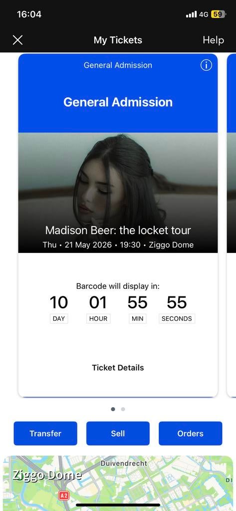 te koop! madison beer amsterdam 2x statickets, Tickets en Kaartjes, Concerten | Pop, Twee personen