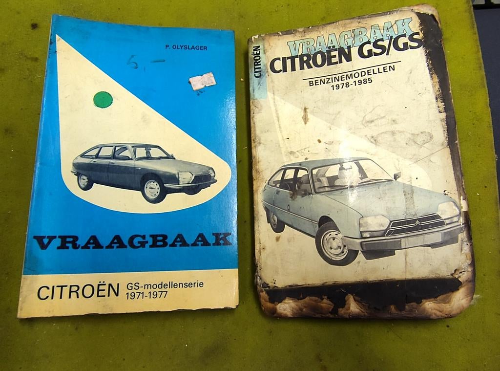 2x Vraagbaak werkplaatshandboek Citroen GS 71-77 en 78-85, Ophalen of Verzenden