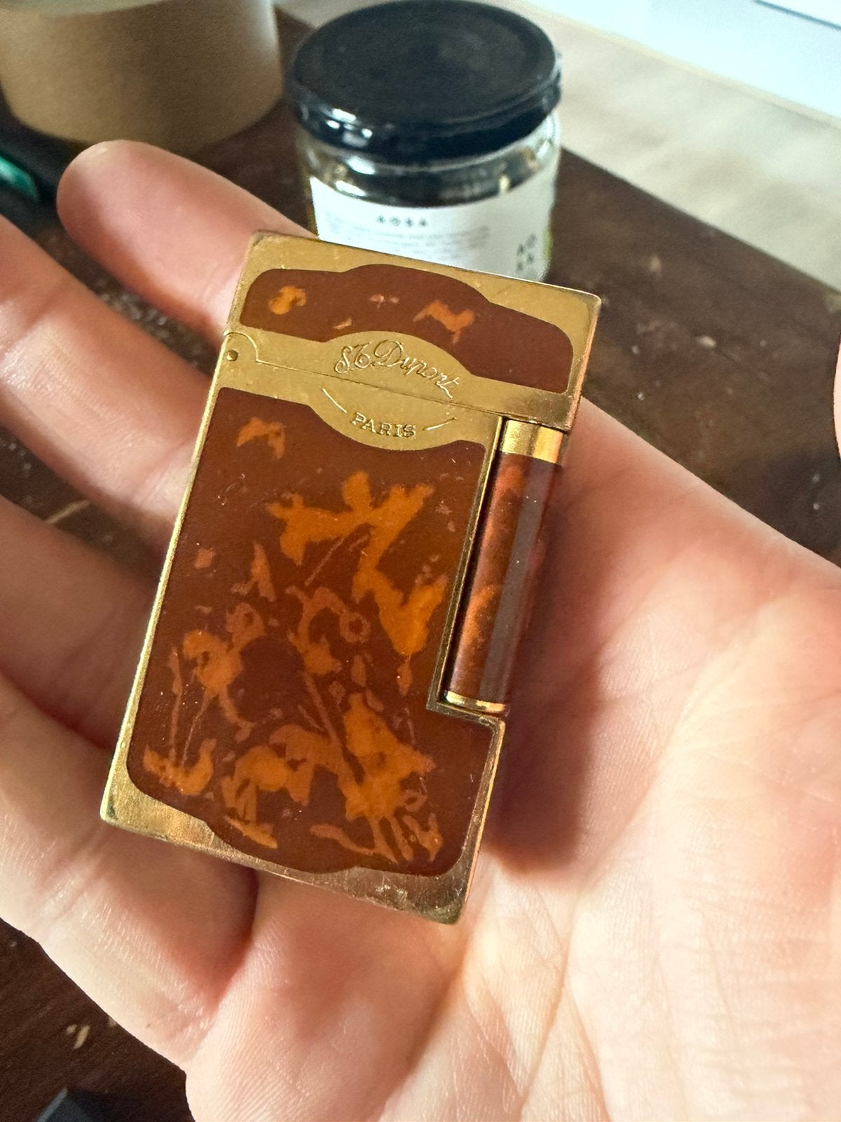 ST Dupont Maduro en Hammer, Ophalen of Verzenden, Zo goed als nieuw, Aansteker
