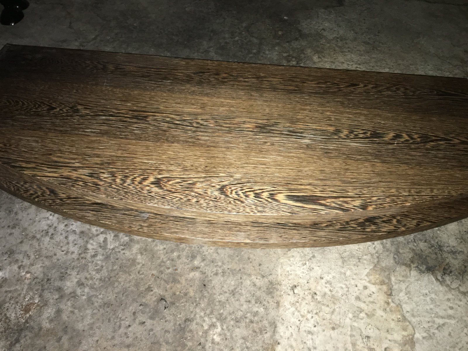 Op maat gemaakte tafel en bar wandmeubel wengé laminaat, Gebruikt, 100 tot 150 cm, Vierkant, 200 cm of meer