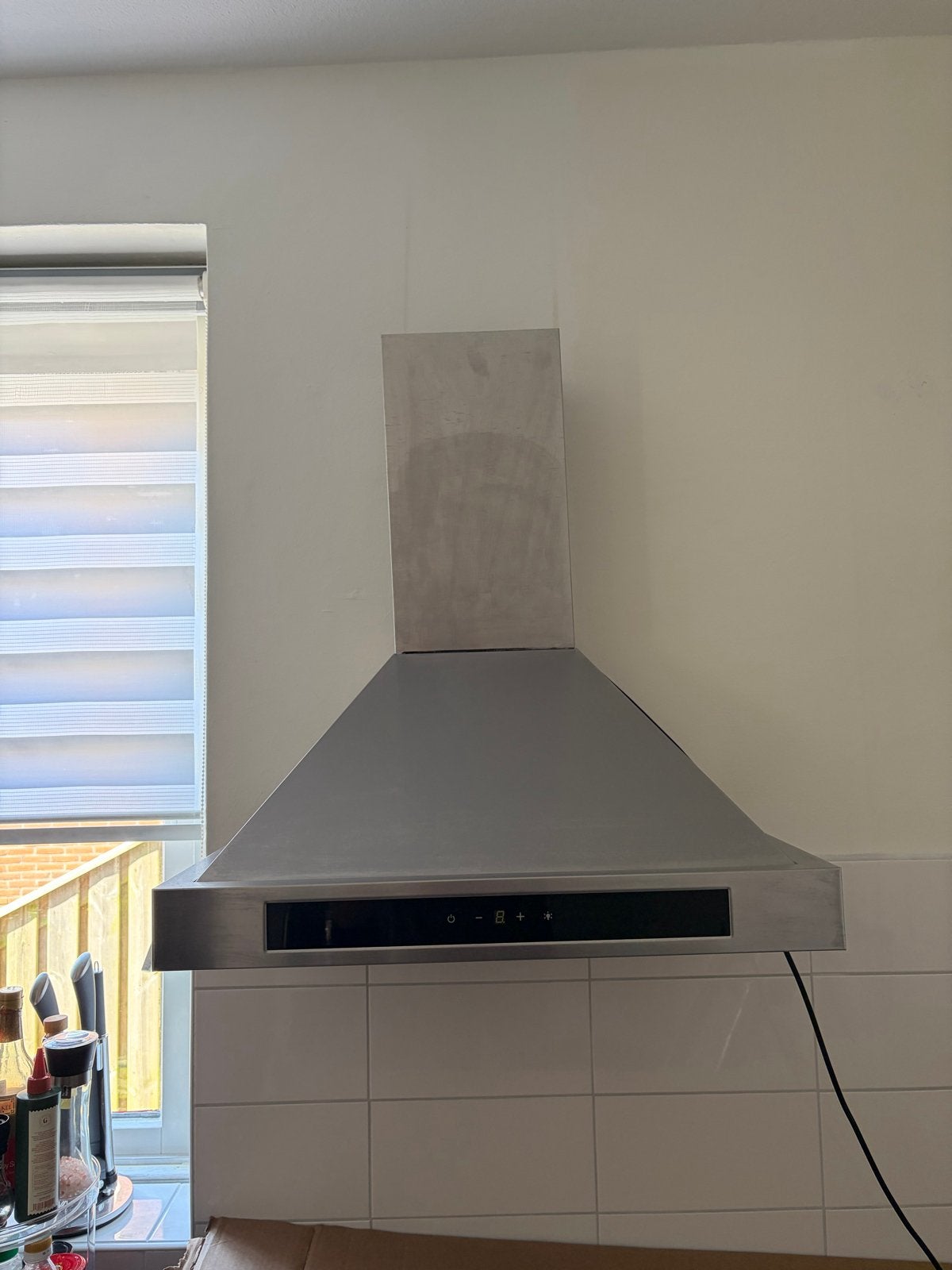 Klarstein afzuigkap 60 cm met verlichting, Gebruikt, Wandschouwkap, Ophalen of Verzenden, Vrijstaand