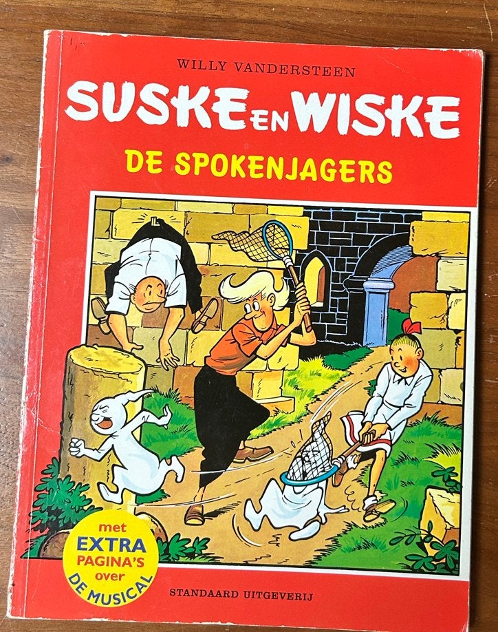 Suske en Wiske - De Spokenjagers (met extra pagina's), Eén stripboek, Ophalen of Verzenden, Gelezen
