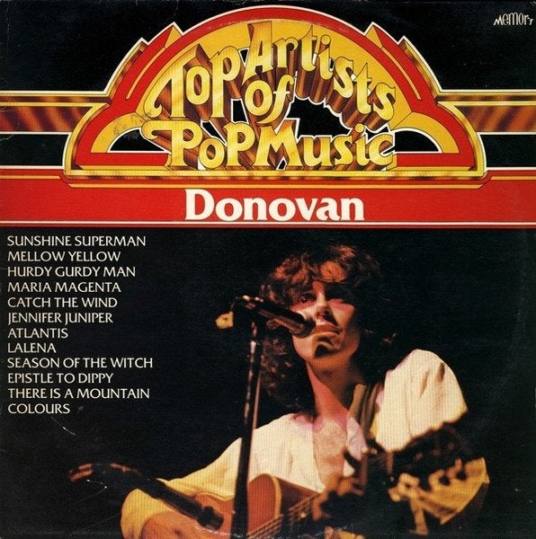 Donovan – Top Artists Of Pop Music, Ophalen of Verzenden, Gebruikt, 12 inch