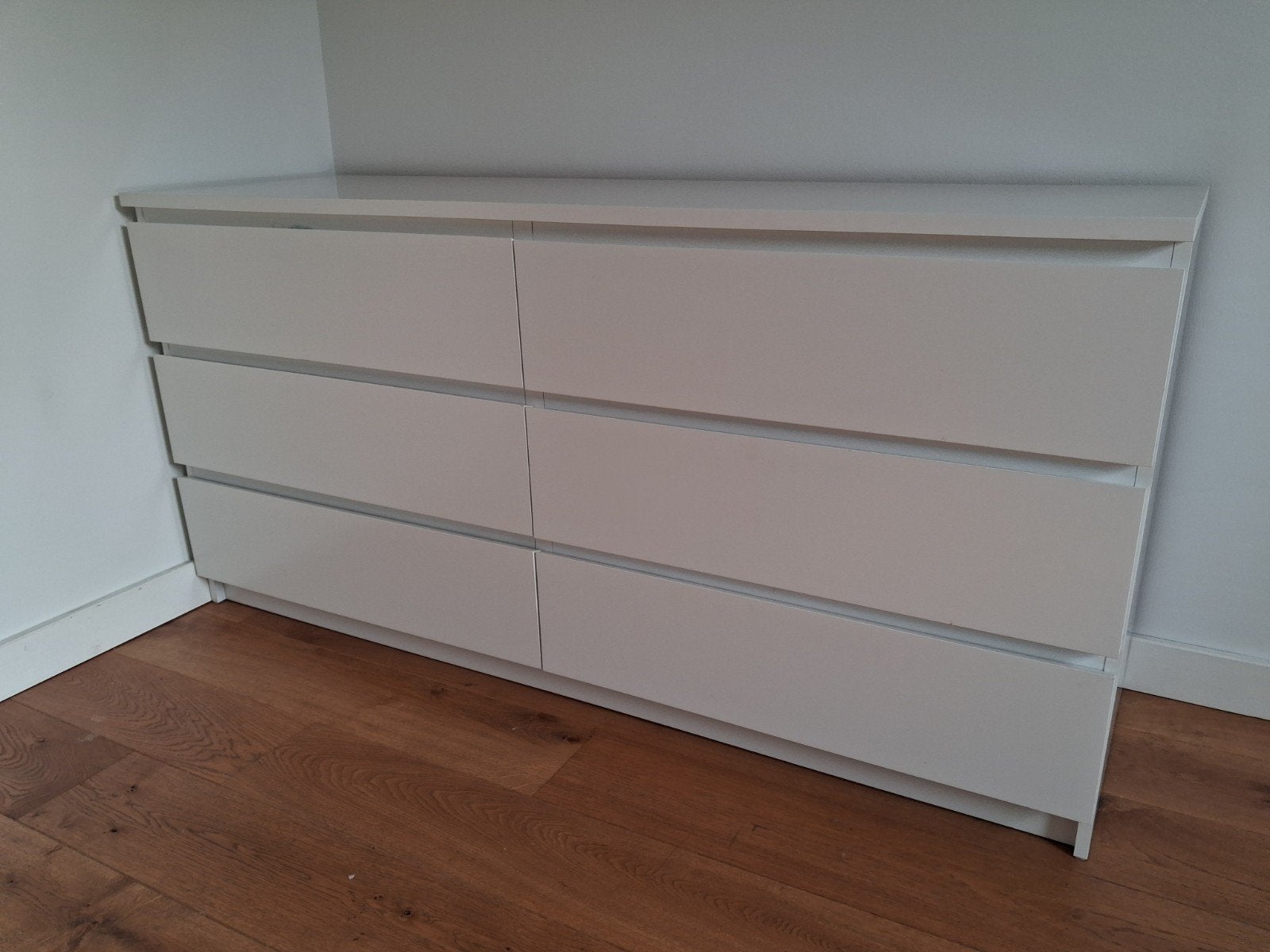 Malm Ladekast met 6 laden - 160 cm x 78 cm, Huis en Inrichting, Kasten | Ladekasten, Ophalen, Overige materialen, Gebruikt, 5 laden of meer