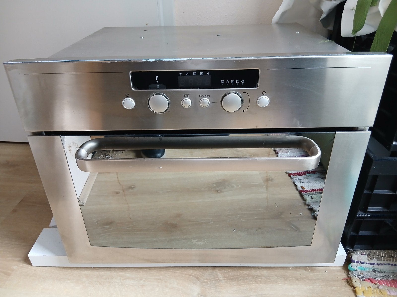Inbouw combi-oven Whirpool, Ophalen, Gebruikt, Hete lucht, Draaiplateau