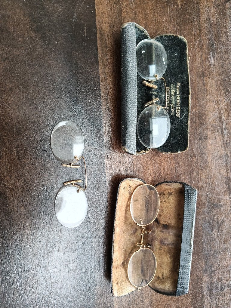 Knijpbril / Pince-nez / Lorgnet - periode 1900, Ophalen of Verzenden, Gebruikt, Overige merken