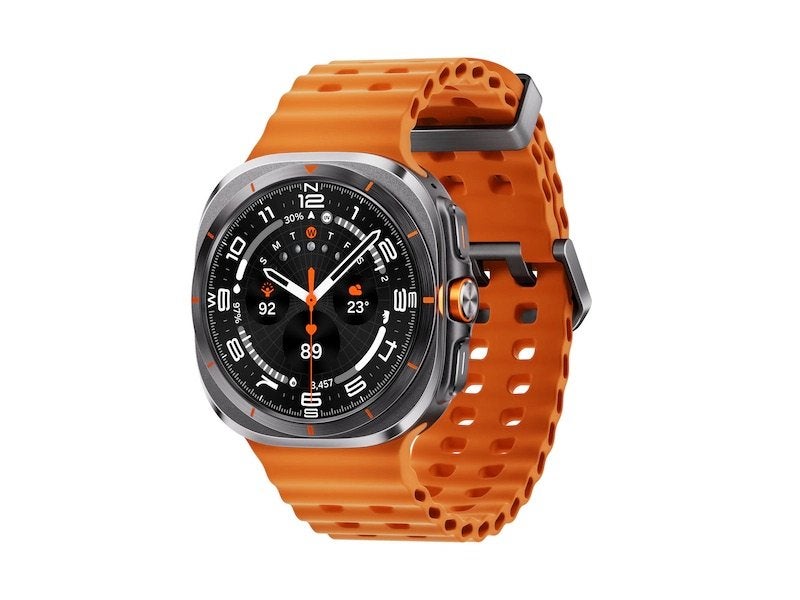 Samsung SM-L705f Galaxy Watch Ultra 47mm E-Sim LTE + Wifi, Zwart, Samsung ⌚️, Ophalen of Verzenden, Zo goed als nieuw