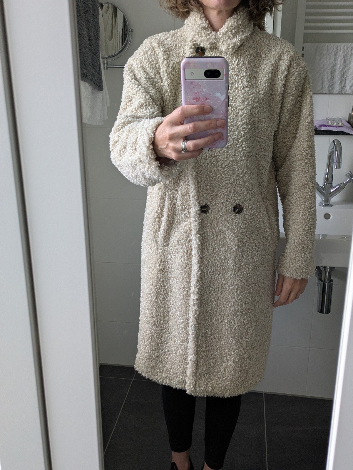 G-Maxx teddy jas gevoerd - Zo goed als nieuw, Beige, Ophalen of Verzenden, Zo goed als nieuw, Maat 34 (XS) of kleiner