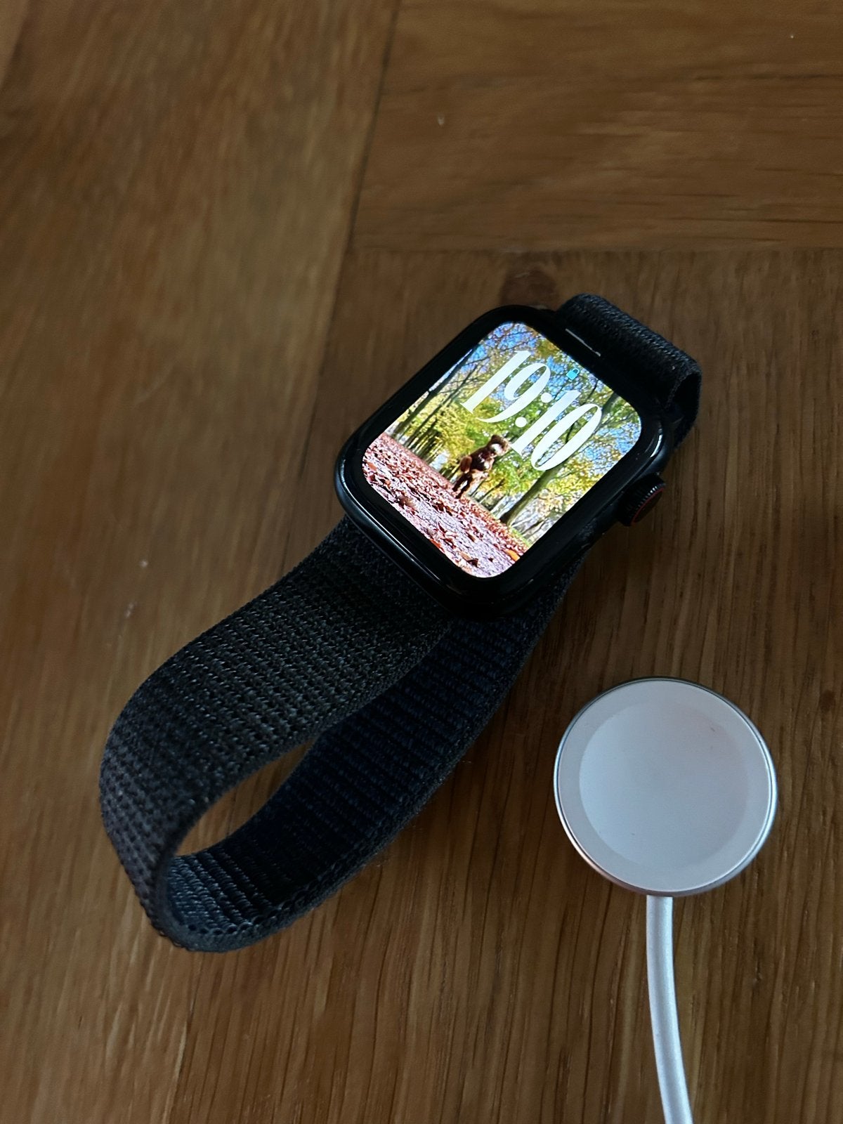 Apple Watch SE 2e generatie (cellular gps) Zwart met Oplader, Gebruikt, Hartslag, Zwart, IOS