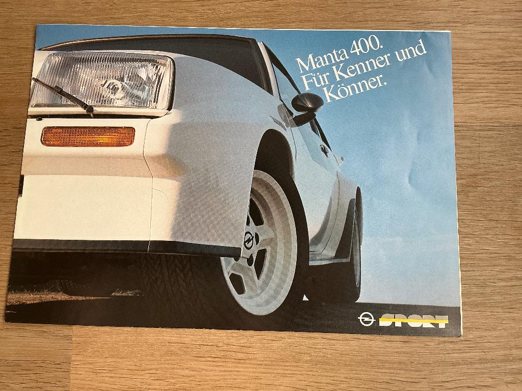 Opel Manta  400 1983, Ophalen of Verzenden, Zo goed als nieuw, Opel