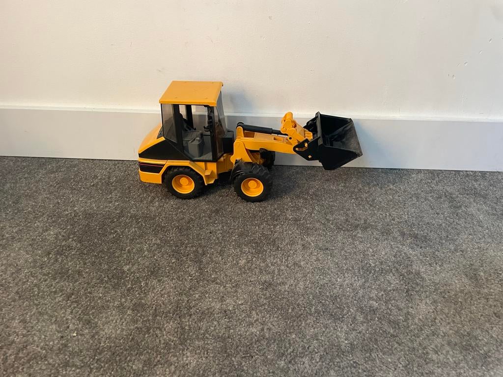 Bruder Fendt Trekker Set: Trekker, Kar, Shovel & Hooibalen, Ophalen of Verzenden, Gebruikt