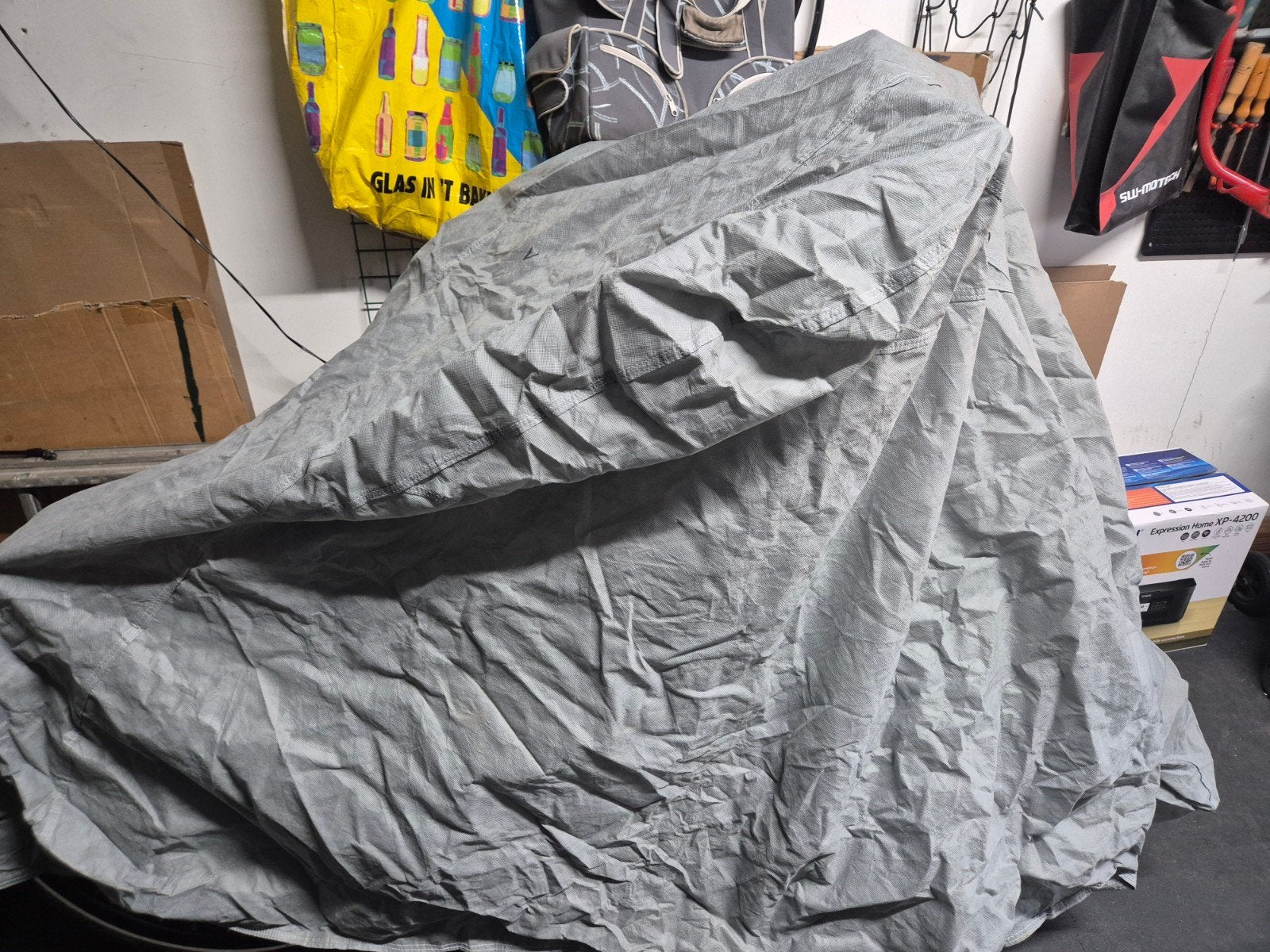 Motorhoes XXL voor binnenstalling, Ophalen of Verzenden, Gebruikt