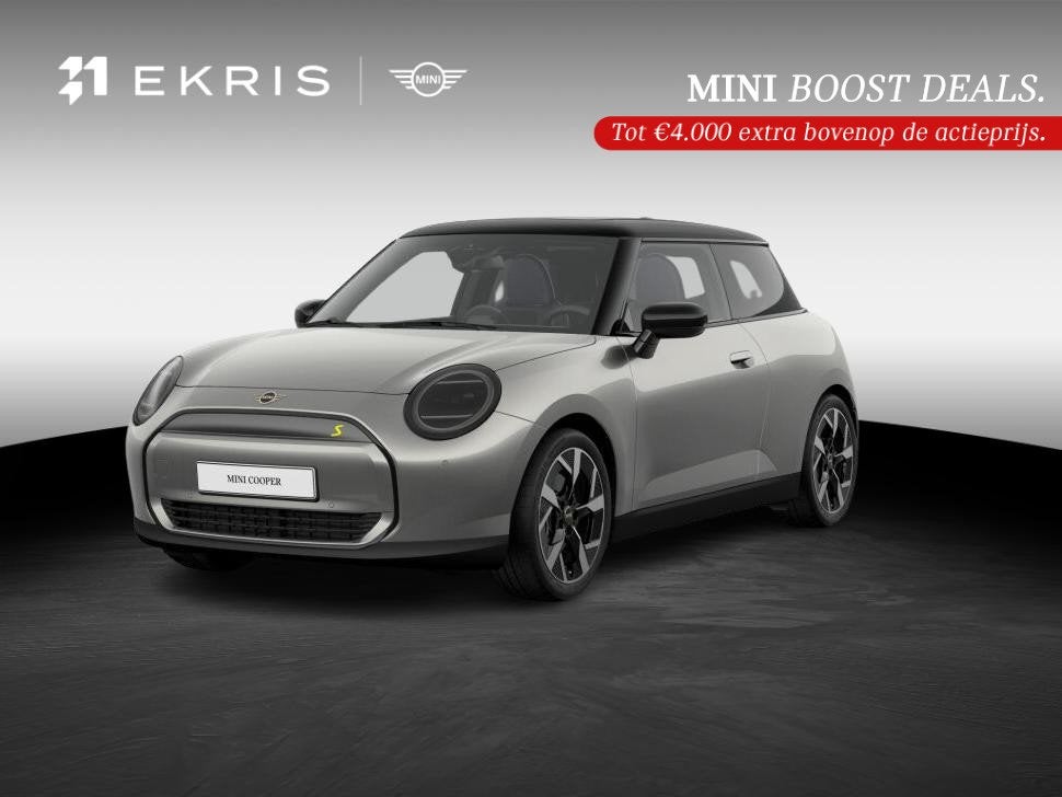 MINI 3-deurs Cooper SE | Panorama Dak | Stoelverwarming | Sp, Auto's, Mini, Zwart, 4 stoelen, Leder en Stof, Mini Electric