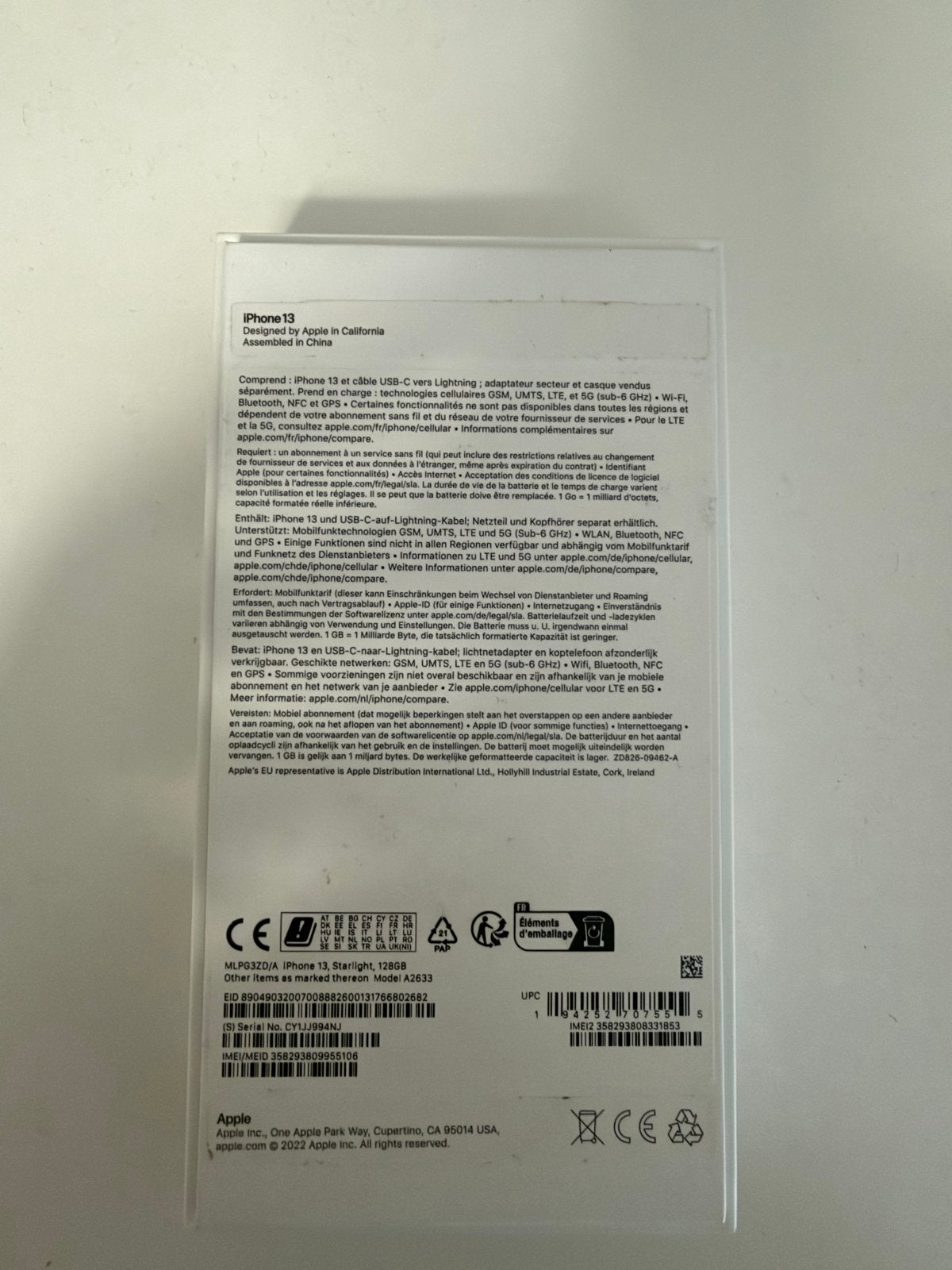 Foto 3 van iPhone 13 zo goed als nieuw, incl. screenprotector en hoesje