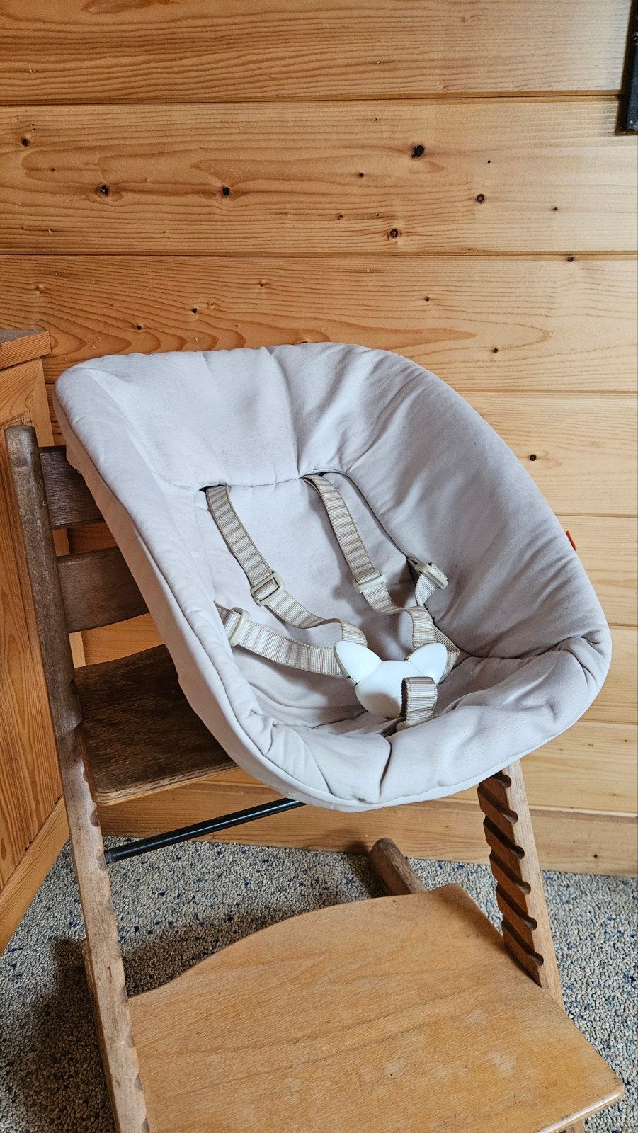 Stokke Tripp Trapp Newborn Set met hoes, Ophalen, Zo goed als nieuw, Overige typen, Gordel(s)