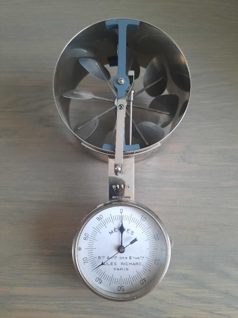 antieke anemometer Jules Richard, Ophalen of Verzenden