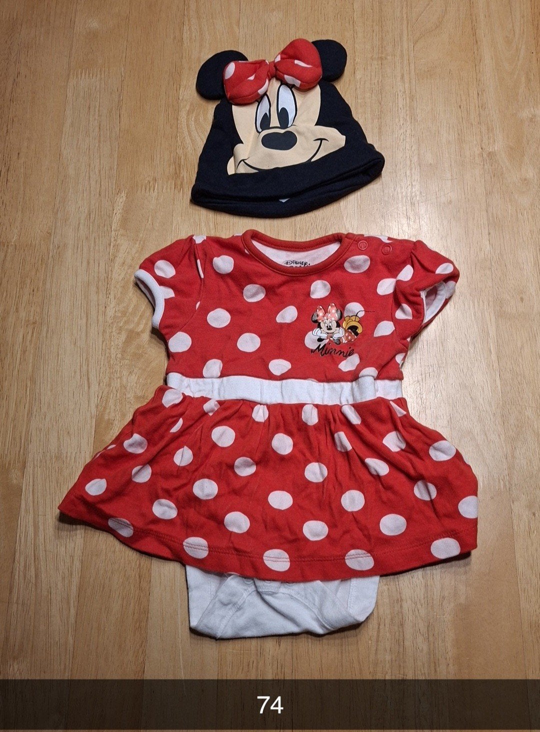 Super schattig setje, Kinderen en Baby's, Babykleding | Maat 74, Ophalen of Verzenden, Zo goed als nieuw, Meisje, Jurkje of Rokje