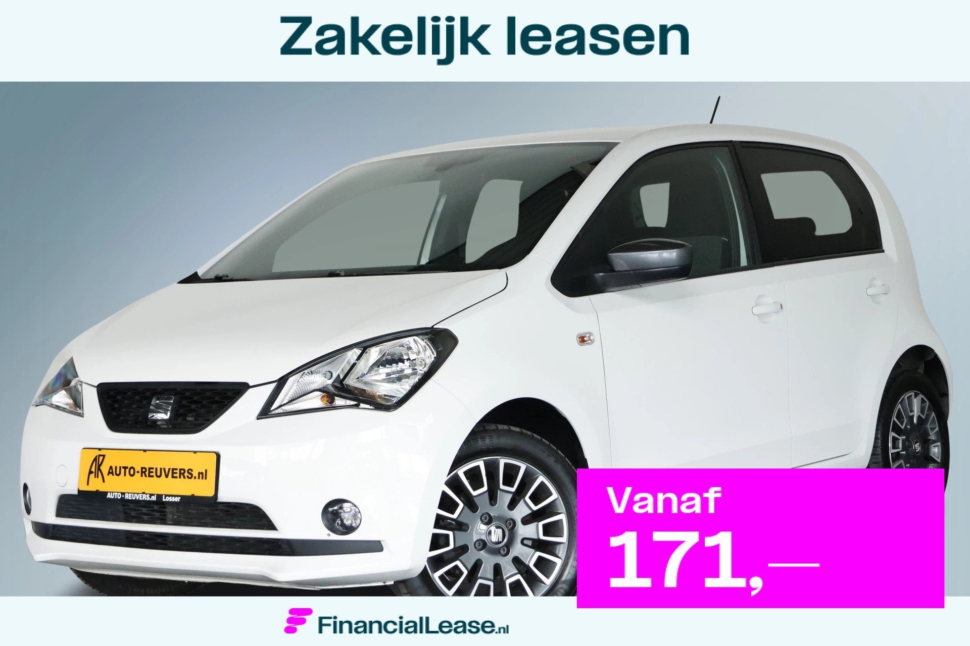 SEAT Mii 1.0 Sport EcoFuel (CNG) / Cruise Control / Airco /, Voorwielaandrijving, 12 maanden, Stof, Gebruikt
