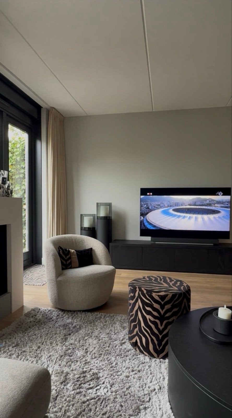 WOOOD Fauteuil Sam - Beige Gemêleerd, Draaibaar, Huis en Inrichting, Minder dan 75 cm, Ophalen of Verzenden, Zo goed als nieuw