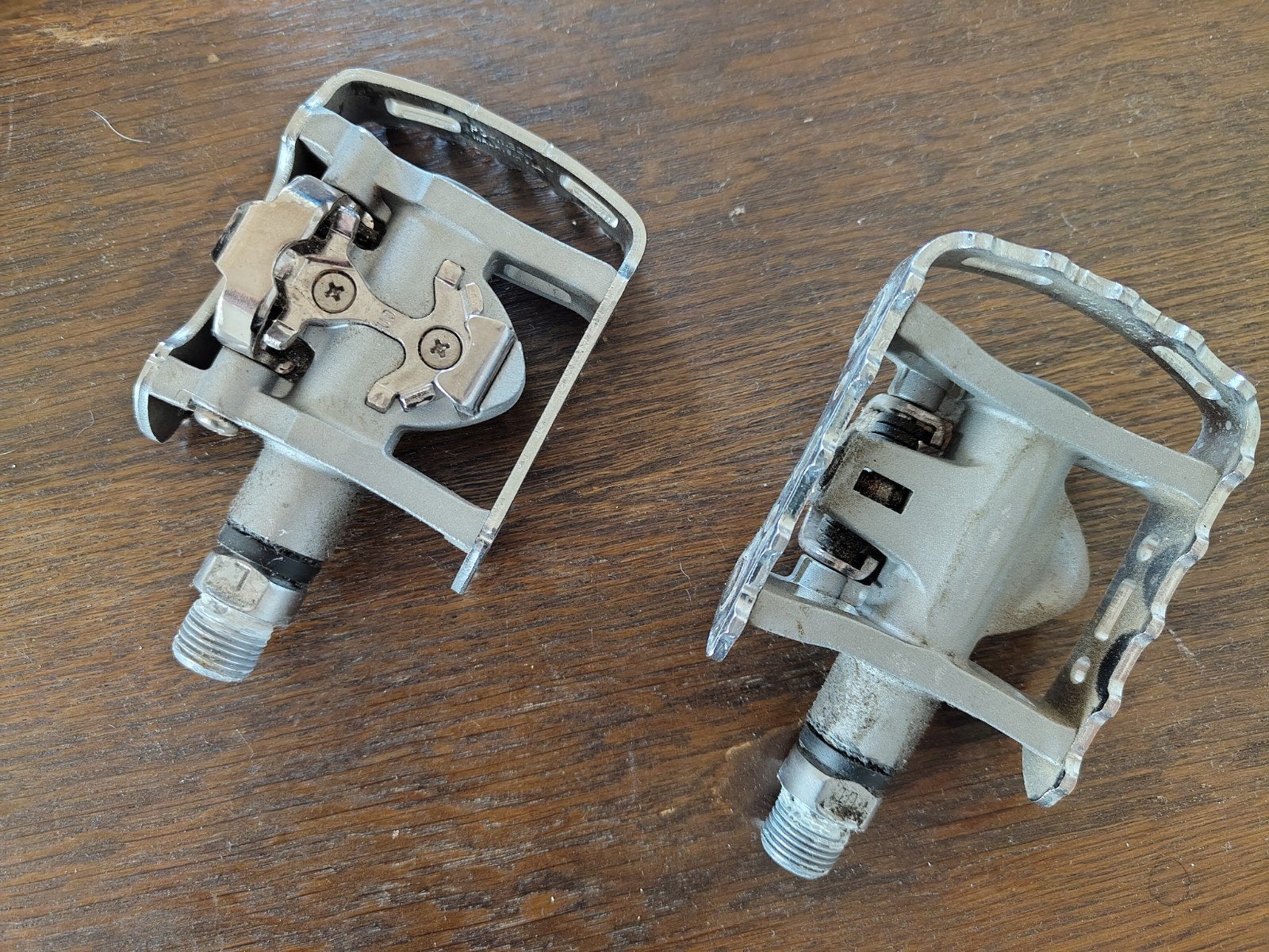 Shimano SPD PD-A530 Pedalen - Zo goed als nieuw, Crankstel of Pedalen, Elektrische fiets, Ophalen of Verzenden, Zo goed als nieuw