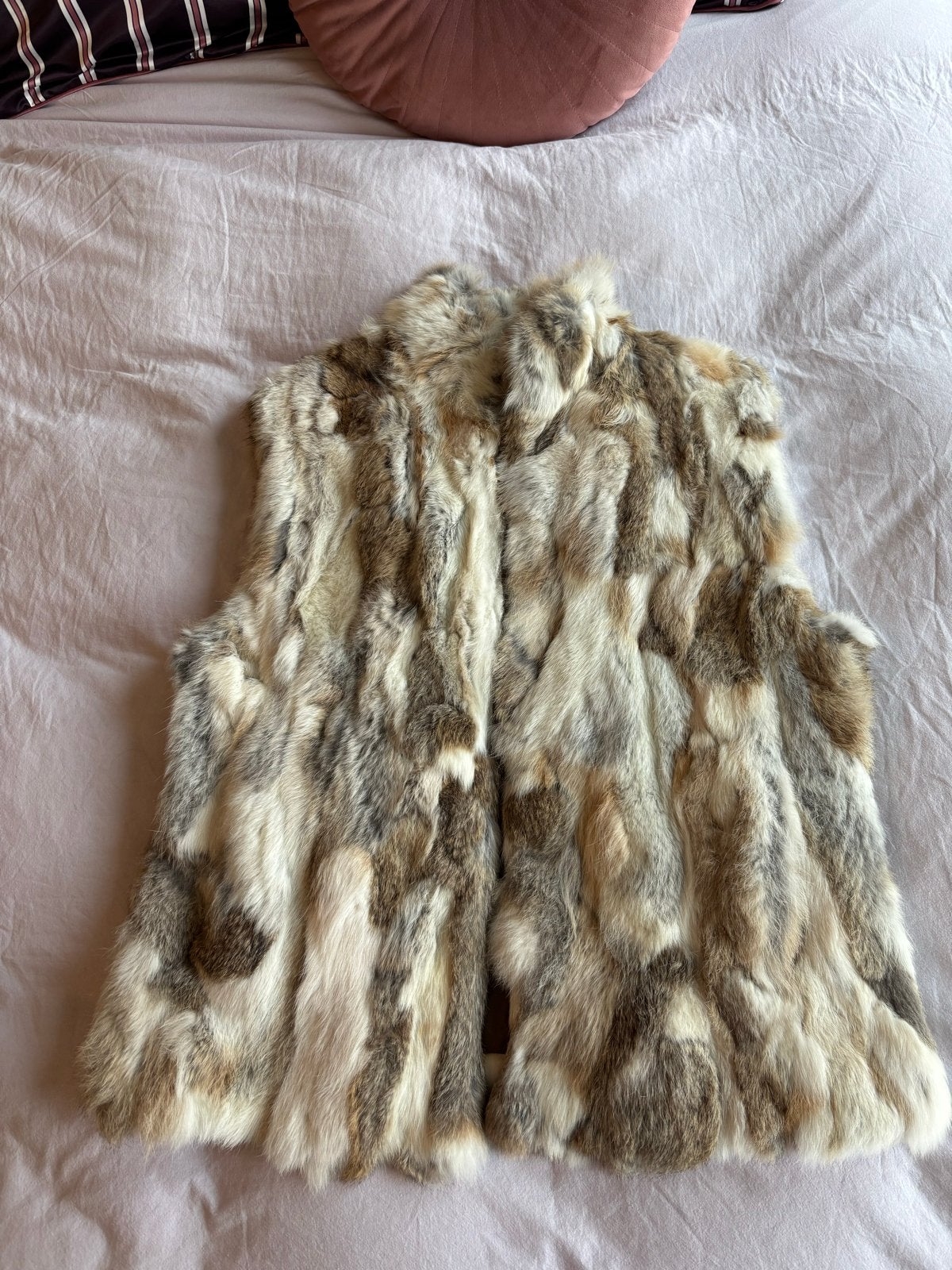 Gil Bret Limited Edition Konijnenbont Gilet Maat 42, Kleding | Dames, Verzenden, Zo goed als nieuw, Maat 42/44 (L), Meerkleurig