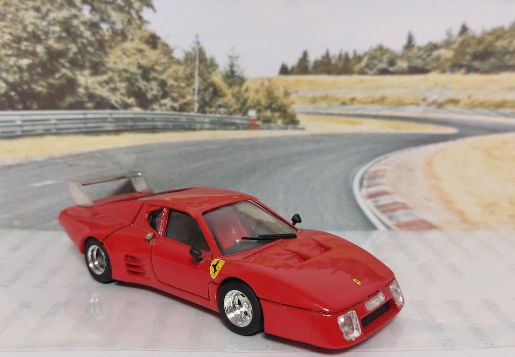1:43 Ferrari 512 BB LM Stradale 1979; Brumm R210, Hobby en Vrije tijd, Modelauto's | 1:43, Gebruikt, Auto, Overige merken, Ophalen of Verzenden