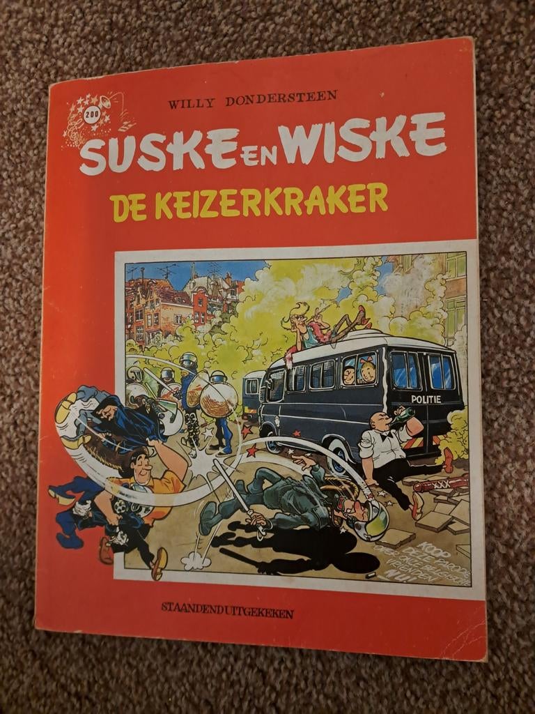 Suske en Wiske de keizerkraker, Boeken, Stripboeken, Eén stripboek, Ophalen of Verzenden, Gelezen