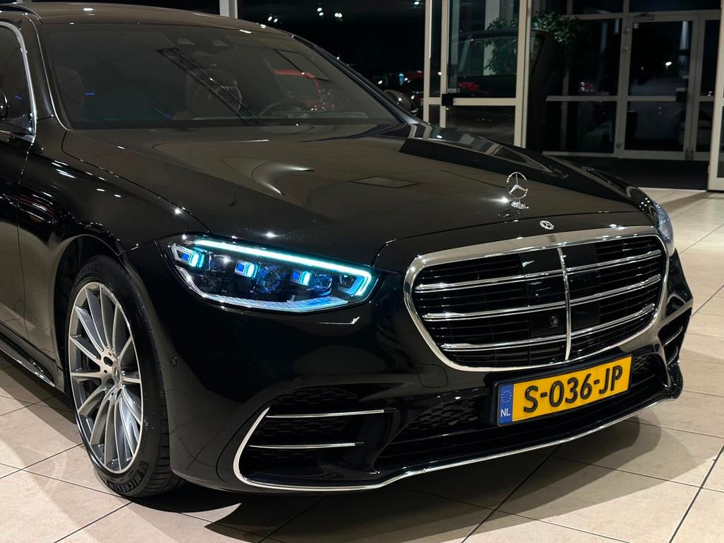 Mercedes-Benz S-klasse S580 e 4MATIC Lang AMG Line|MANUFAKTU, Automaat, Gebruikt, Euro 6, Zwart