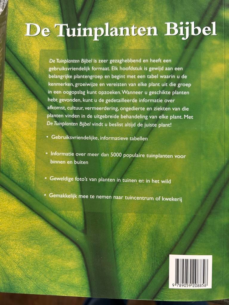 De Tuinplanten Bijbel - Meer dan 5000 planten voor binnen en, Boeken, Wonen en Tuinieren, Zo goed als nieuw, Tuinieren en Tuinplanten