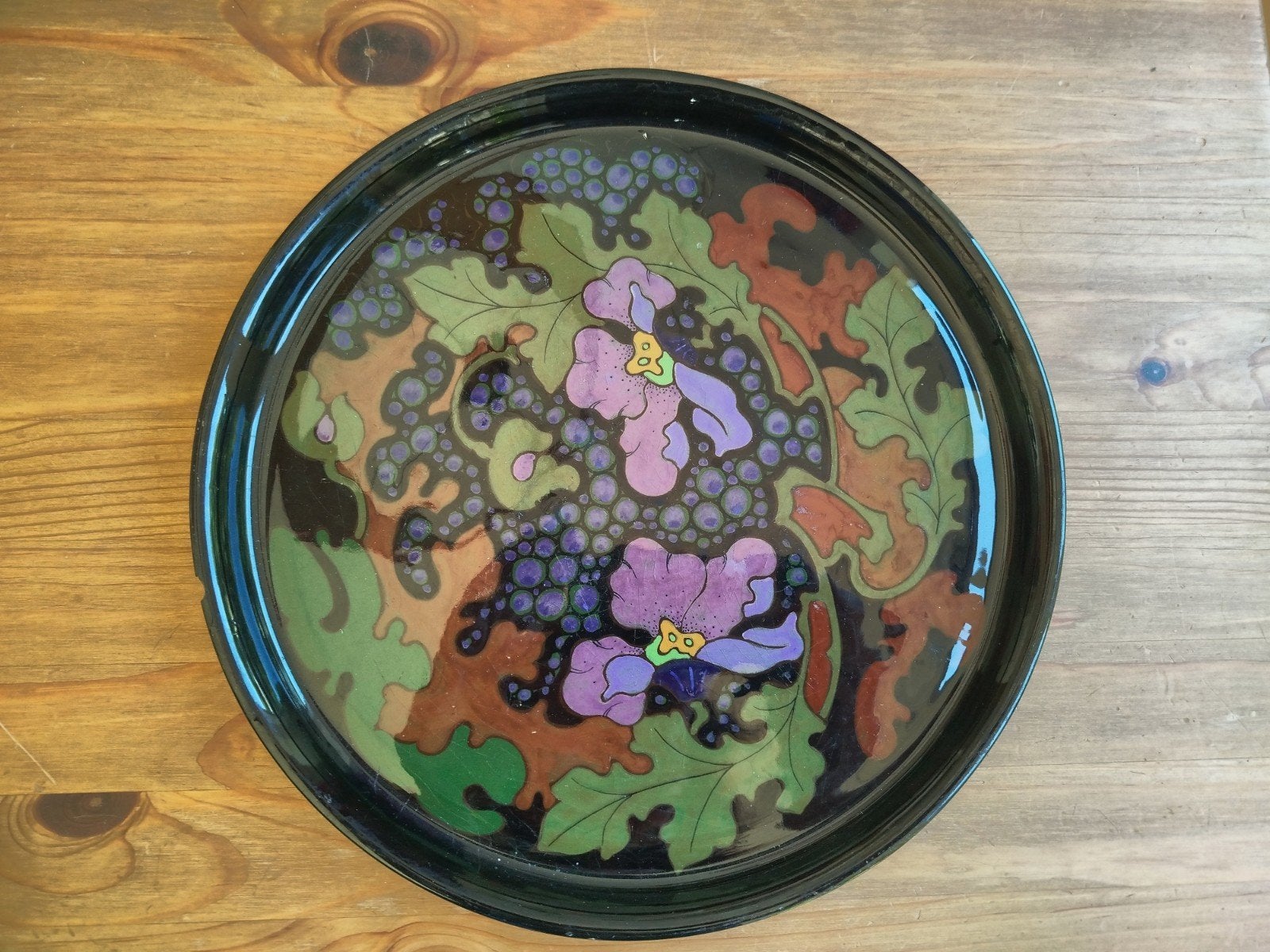 Plateel sierbord, Antiek en Kunst, Ophalen