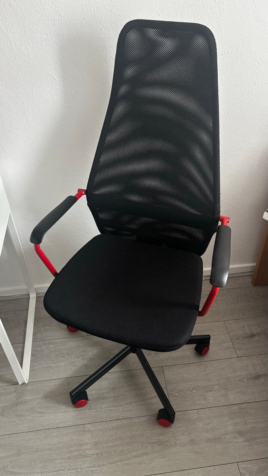 IKEA HUVUDSPELARE bureaustoel / gamestoel, Ophalen, Gebruikt, Zwart, Bureaustoel