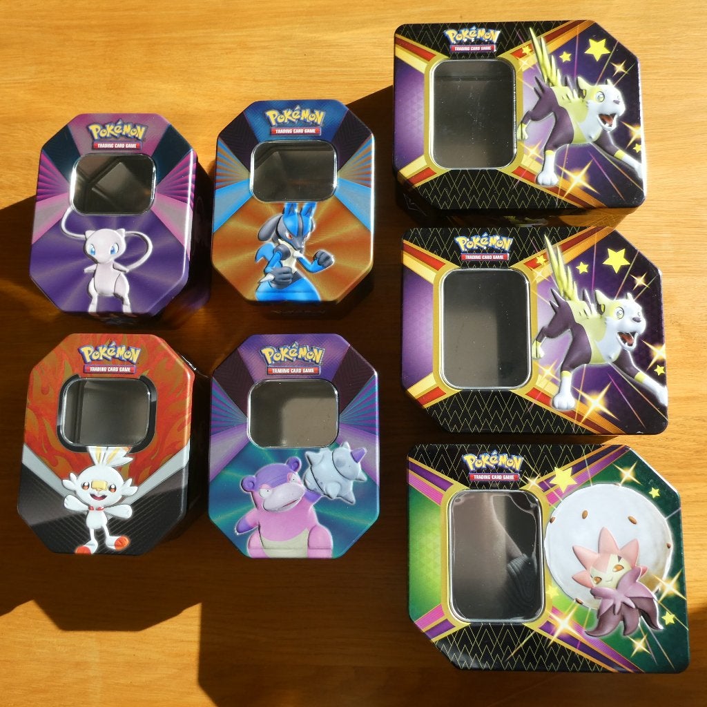 Pokemon blikken / tins (Leeg), Ophalen, Zo goed als nieuw, Overige, Overige merken