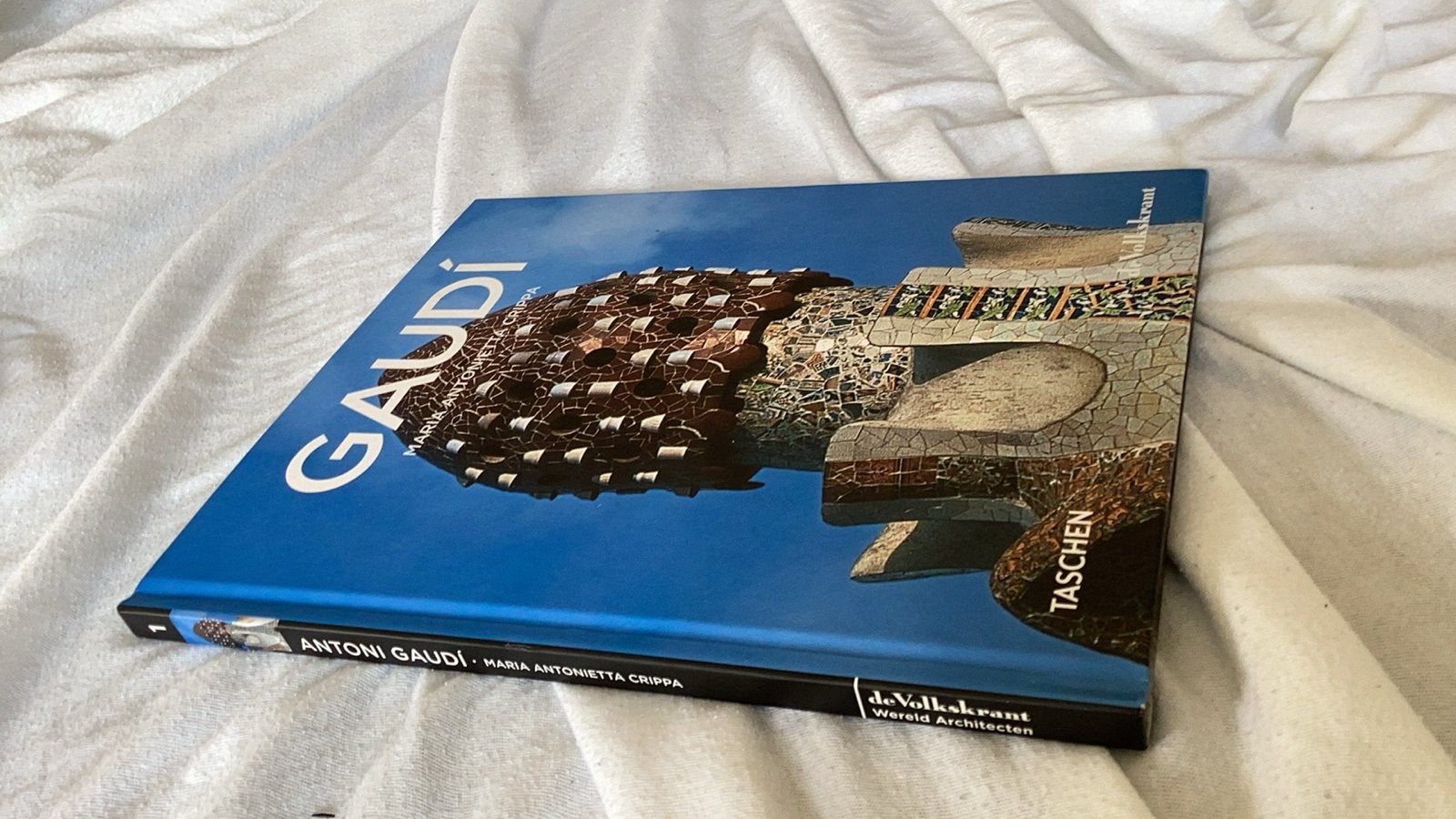 Gaudi - Maria Antonietta Crippa - Taschen - De Volkskrant, Boeken, Ophalen of Verzenden, Zo goed als nieuw, Architecten