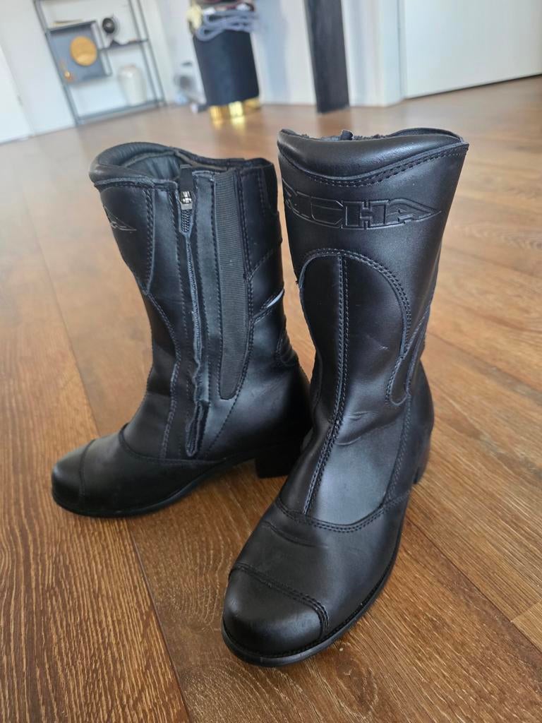 Zwarte motorlaarzen - Zo goed als nieuw! Richa, Dames, Ophalen of Verzenden, TCX, Laarzen
