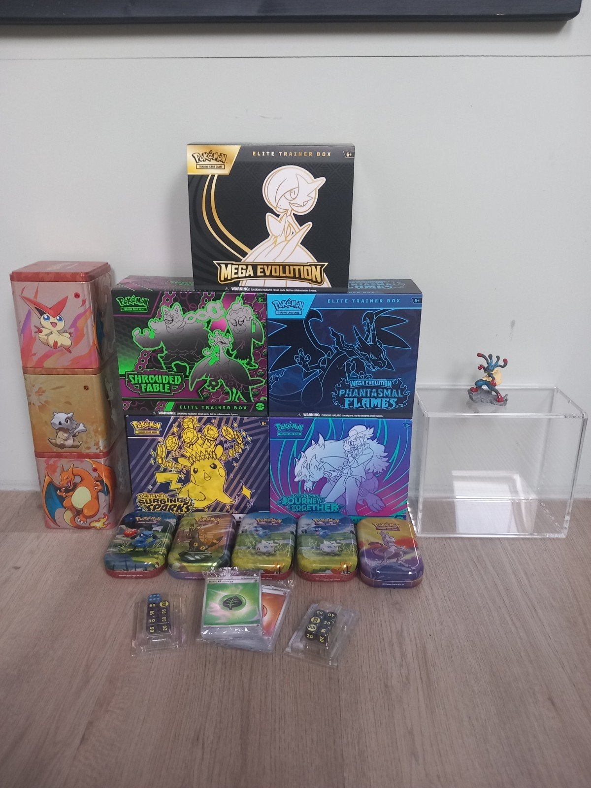 lege pokemon etb en tins, Ophalen, Gebruikt