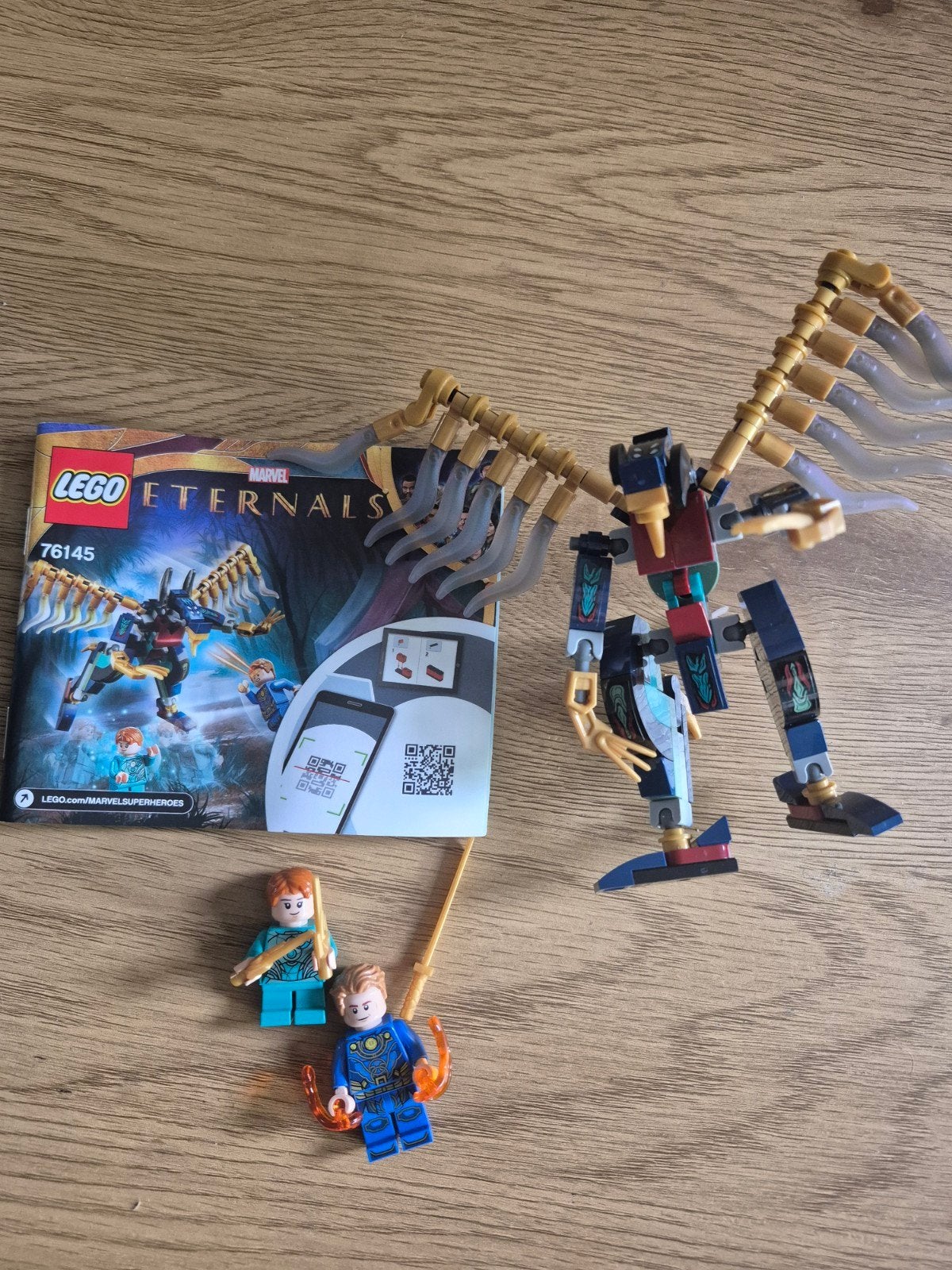 Lego Marvel Eternals 76145 Luchtaanval van de Eternals, Lego, Ophalen of Verzenden, Complete set, Compleet