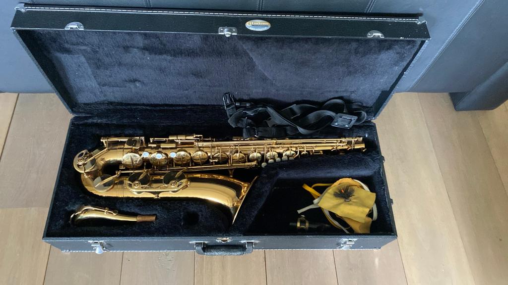 Saxofoon  Koffer tas voor tenorsaxofoon, Ophalen of Verzenden, Gebruikt, Saxofoon