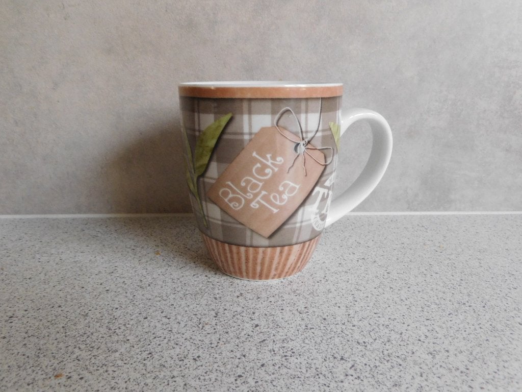 Mok 10x8,5 cm. Fine Porcelain Black Tea 21035 Cha Cult Germ., Huis en Inrichting, Overige merken, Zo goed als nieuw, Overige stijlen