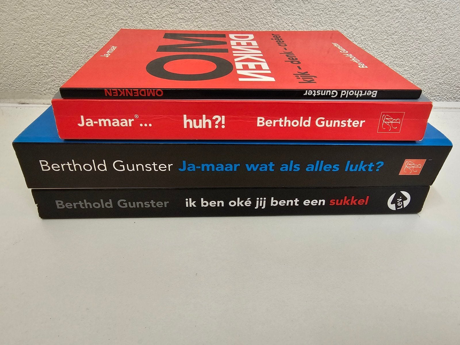 Berthold Gunster  Omdenken, Ja-maar... huh?!, Ik ben o, Ophalen of Verzenden, Gelezen