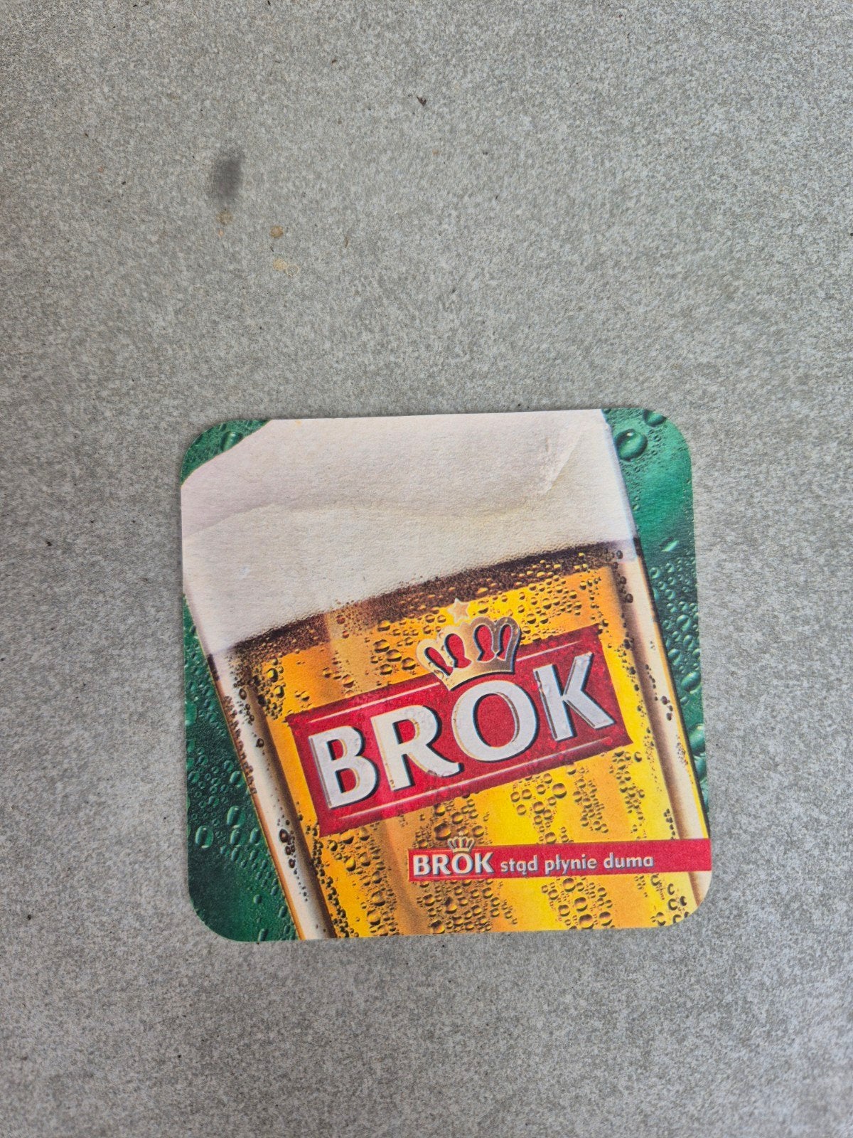 Brok bierviltje, Ophalen of Verzenden, Viltje(s), Overige merken