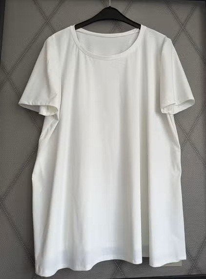 Mooi wit A-lijn shirt maay 52/54, Kleding | Dames, Verzenden, Zo goed als nieuw, Wit, Shirt of Top