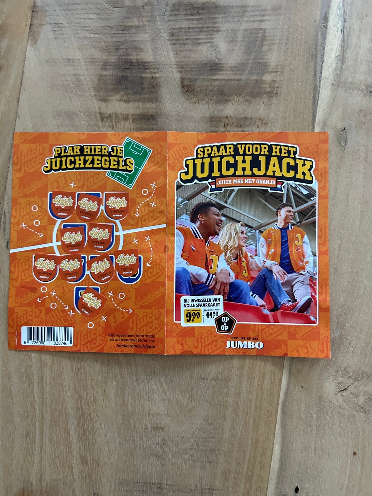 Jumbo juichjack zegels. Volle soasrkaart digitaal of kaart, Ophalen of Verzenden, Winkel, Super of Benzinepomp, Volle spaarkaart