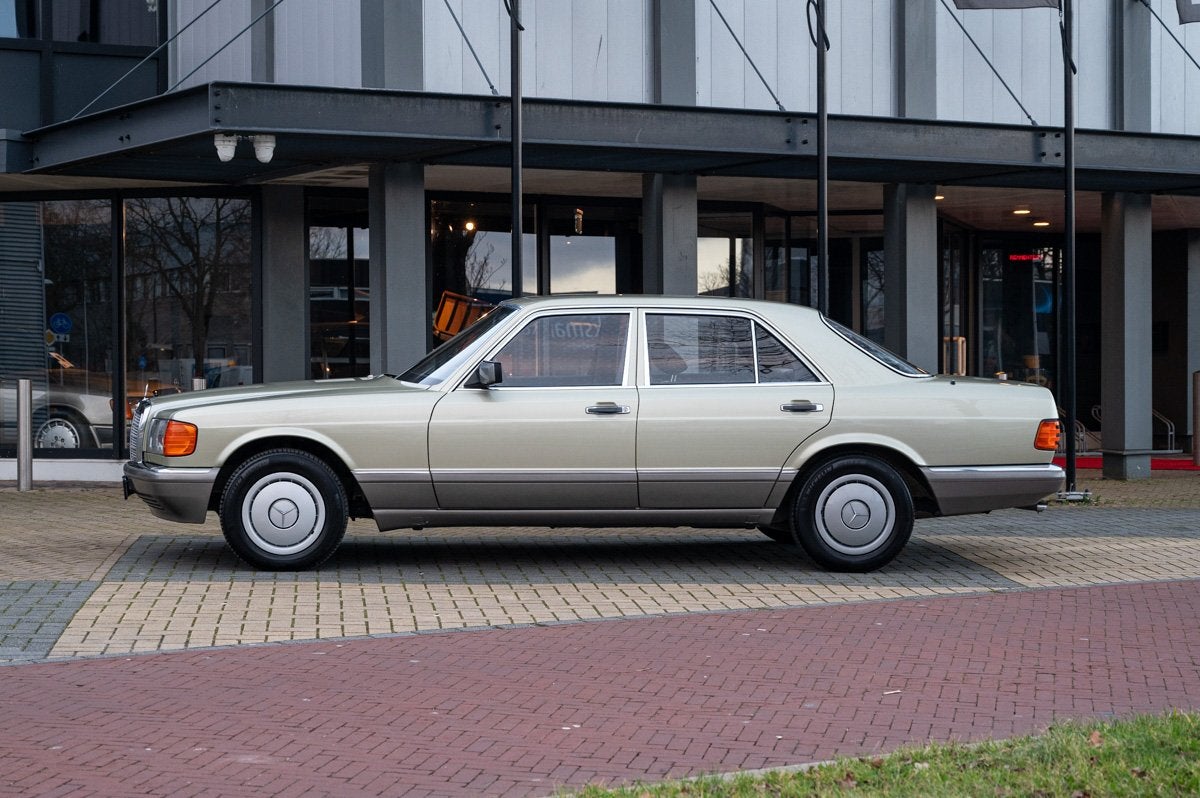 Mercedes-Benz S-Klasse 260 SE (bj 1986, automaat), Auto's, Mercedes-Benz, Automaat, Stof, Gebruikt, Overige kleuren