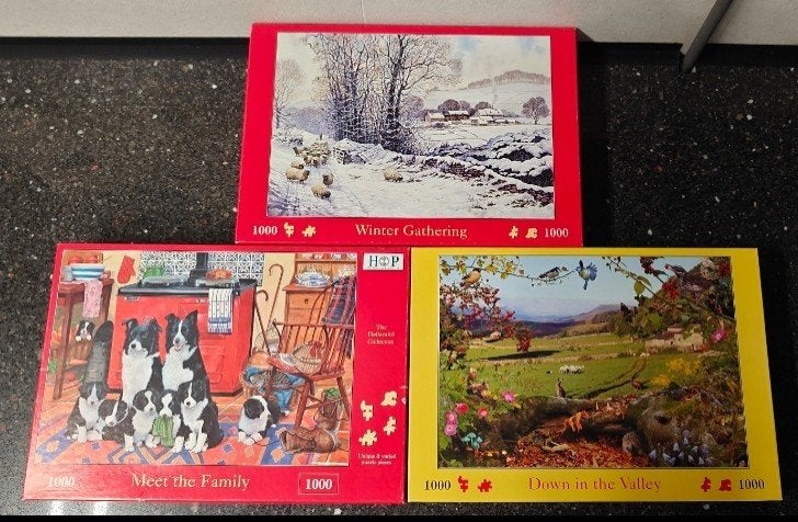HOP Puzzels, Ophalen, 500 t/m 1500 stukjes, Zo goed als nieuw, Legpuzzel