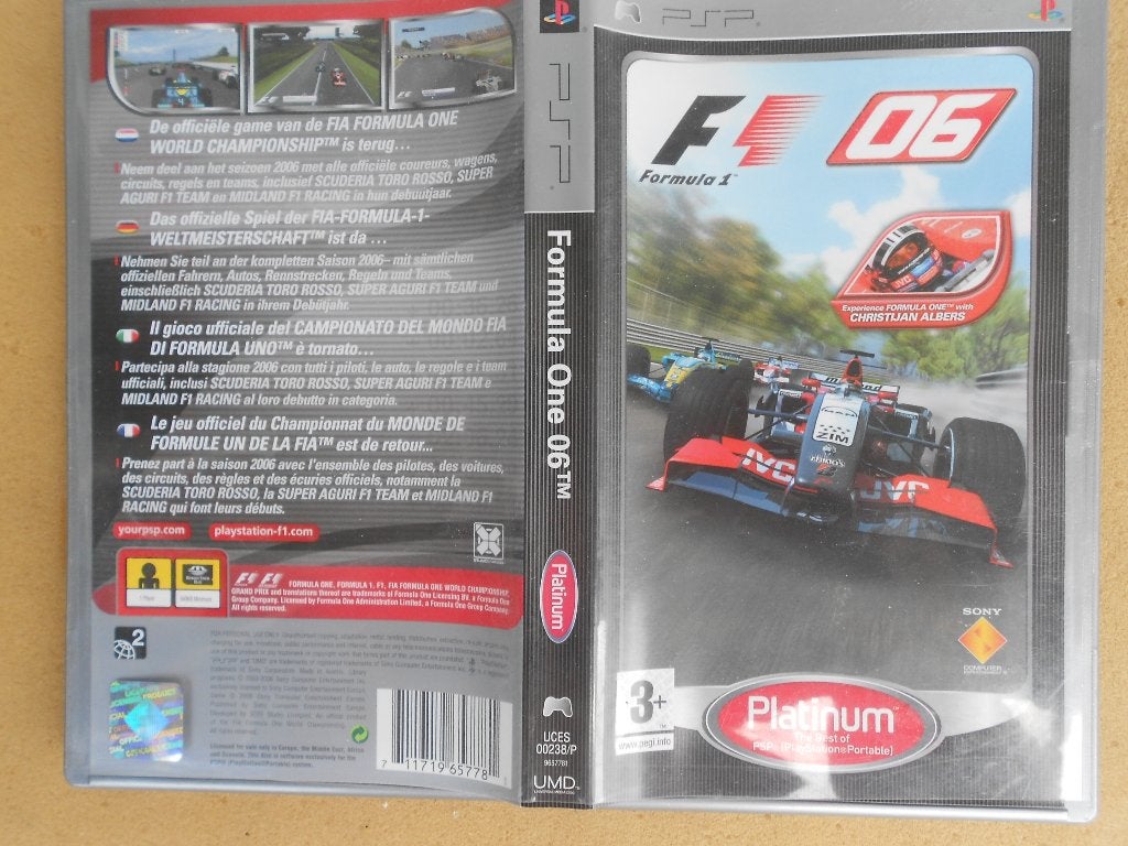 Game formule 1 2006 voor playstation portable m/boekje. 3Jaa, Ophalen, Gebruikt, 1 speler, Racen en Vliegen