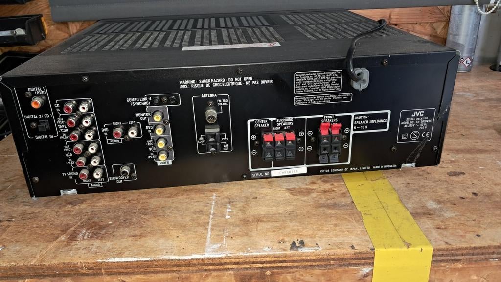 JVC RX-5030V Audio/Video Control Receiver l, Ophalen, Gebruikt, JVC, 60 tot 120 watt