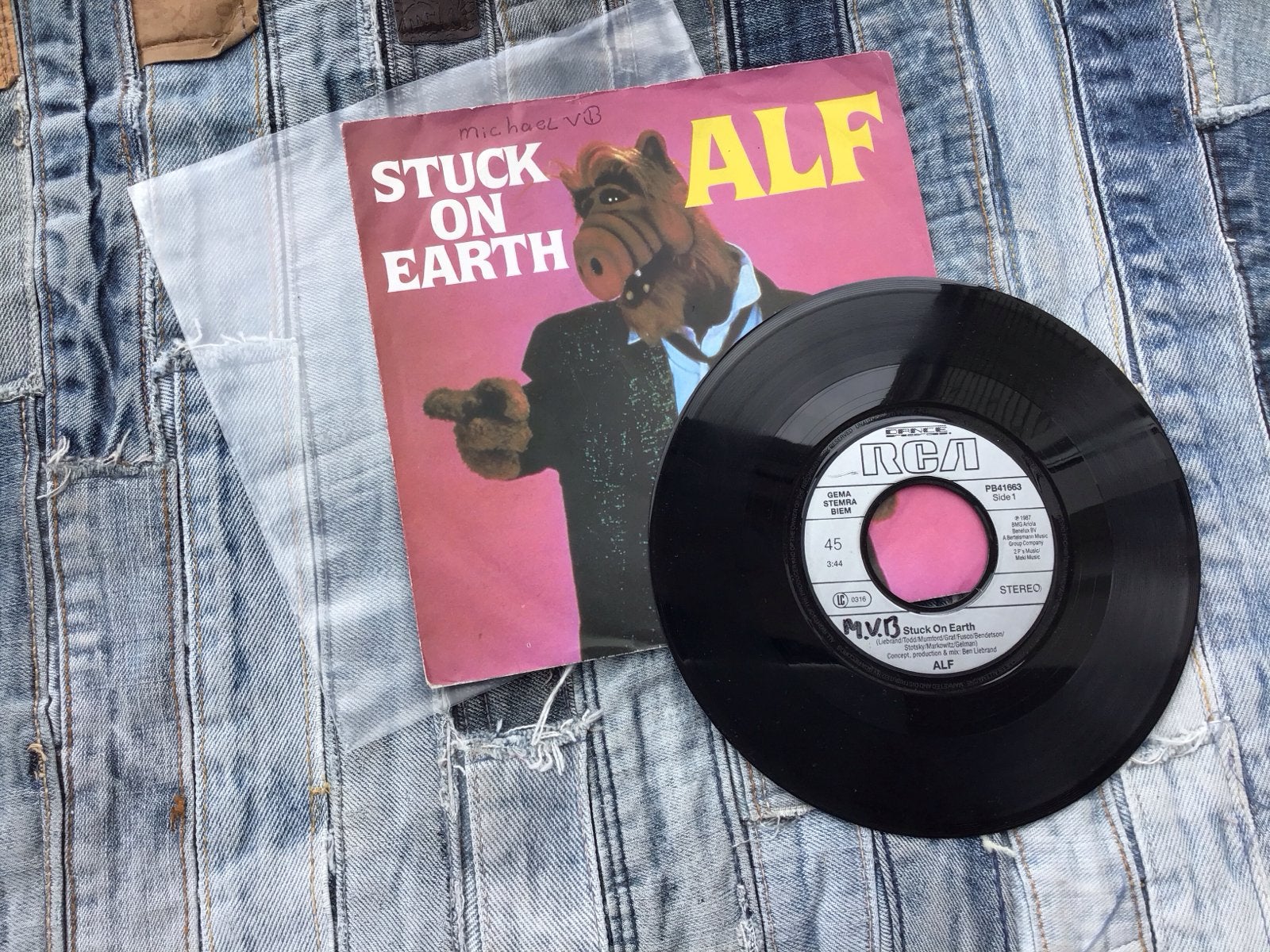 ALF - Stuck On Earth (Single, 1988), Fotohoes, Ophalen of Verzenden, Gebruikt, Pop