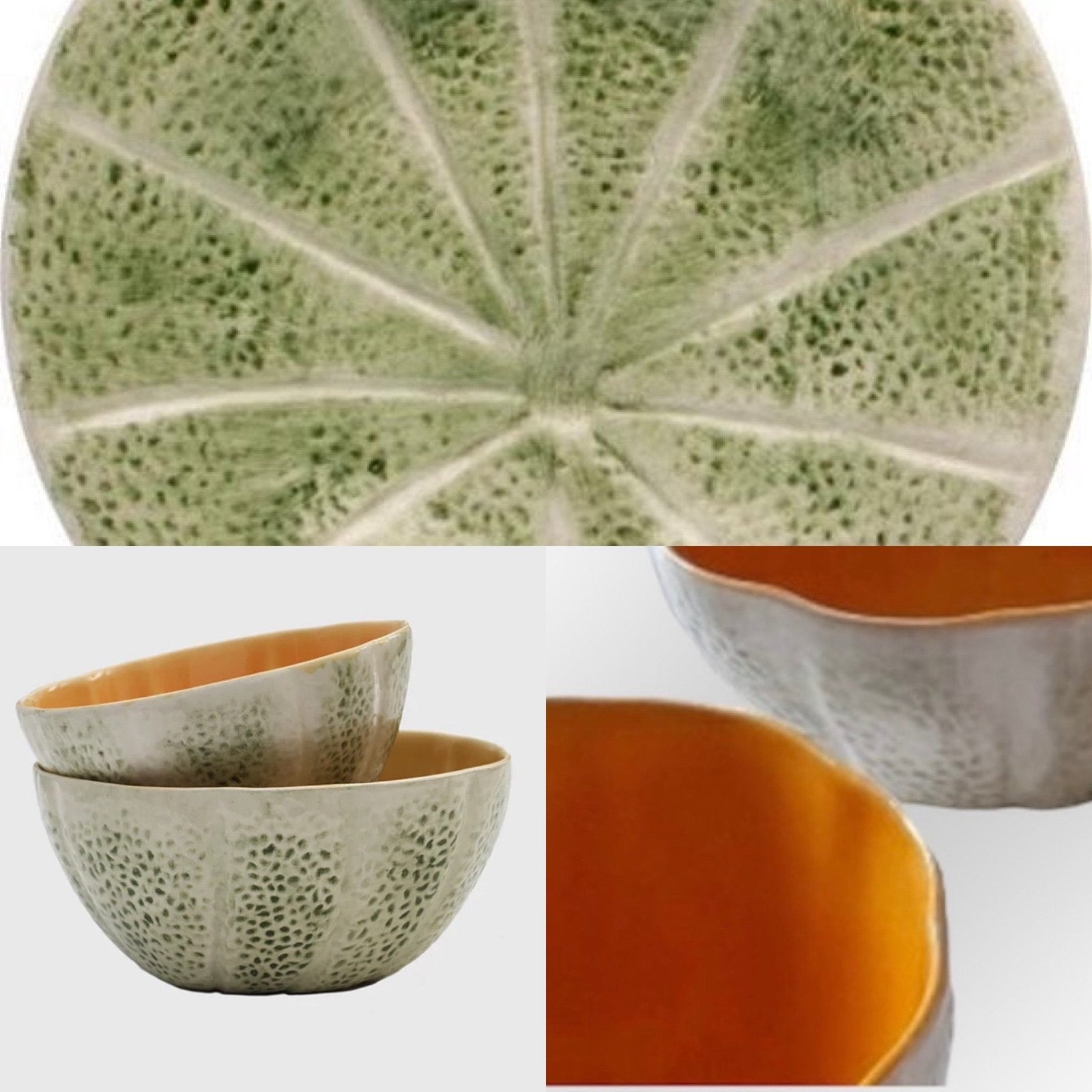 Bordallo Pinheiro Cantaloupe meloen servies delen, Verzenden, Zo goed als nieuw, Overige typen