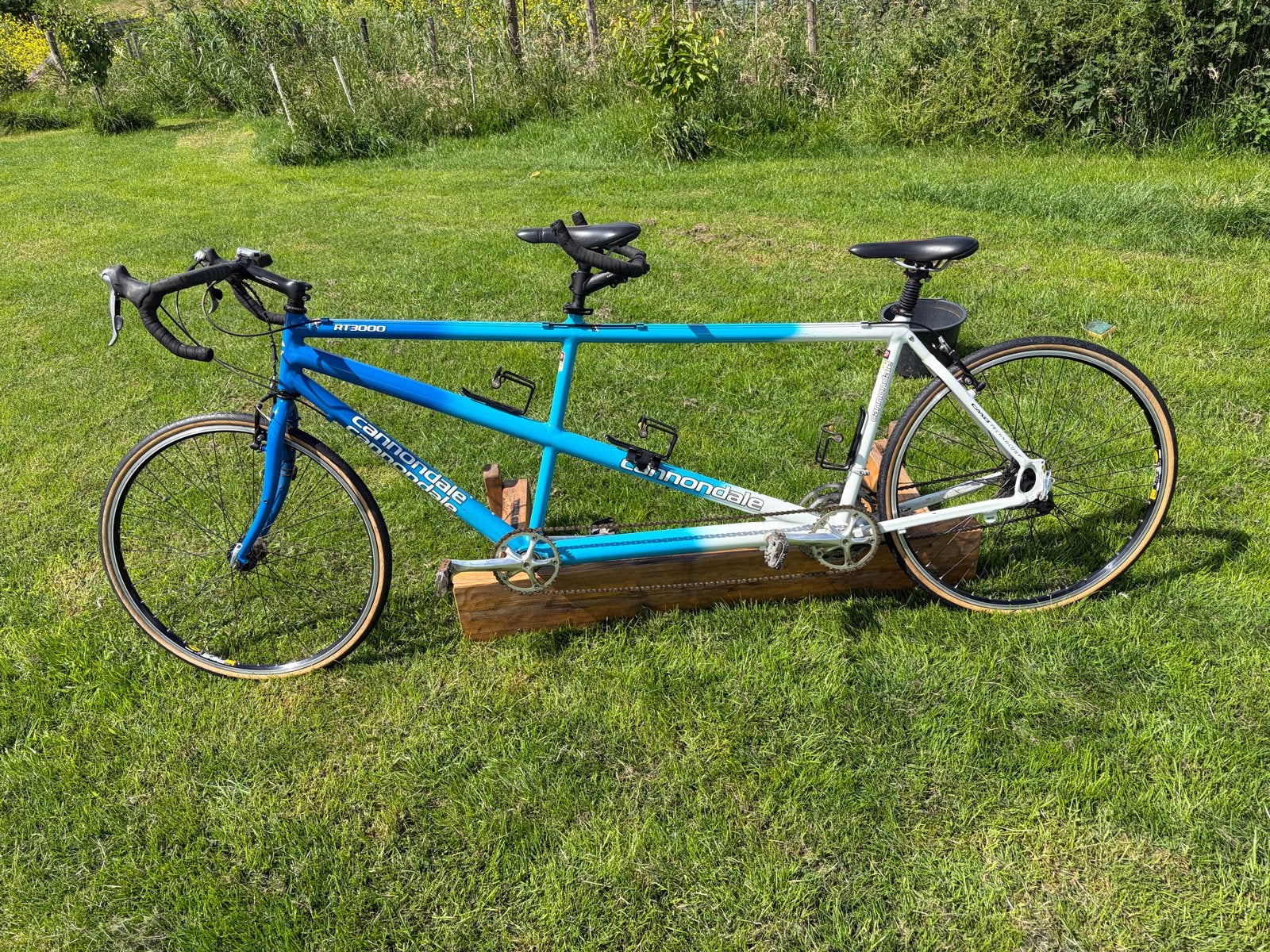 Cannondale RT3000 Tandem Racefiets - Blauw/Wit, Fietsen en Brommers, Fietsen | Tandems, Gebruikt, Meer dan 20 versnellingen, 55 cm of meer